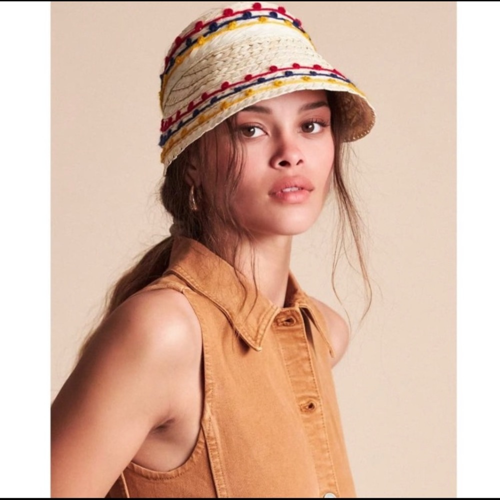 SOLD:Women's Brixton Bondi Embroidered Palm Visor